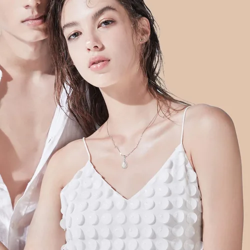 Miniatura 6 de FANCIME Aretes de plata de ley con ópalo blanco, piedra natal de octubre, ópalo de fuego, halo de gota de agua, forma de lágrima, aretes de ópalo