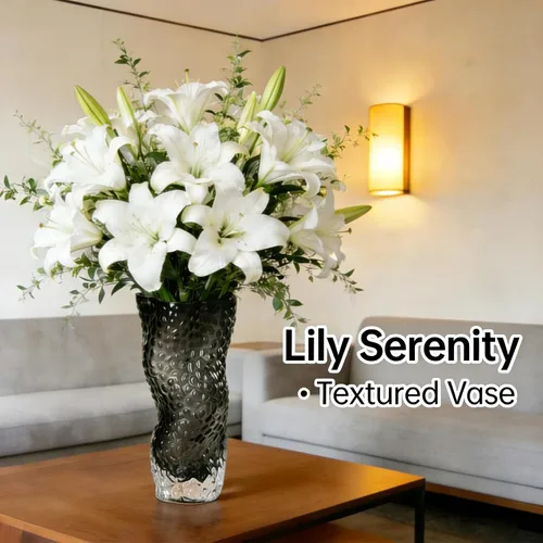 Miniatura 5 de Jarrón manual de cristal, floreros para ramo, floreros para centros de mesa, para salas de estar, mesas de comedor, oficinas. Negro 3.9 x 8.7