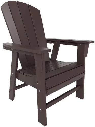 Miniatura 29 de Costaelm Sillas de césped, sillas de porche delantero, HDPE balcón, piscina, silla Adirondack, moderna silla de patio al aire libre, salón de resina