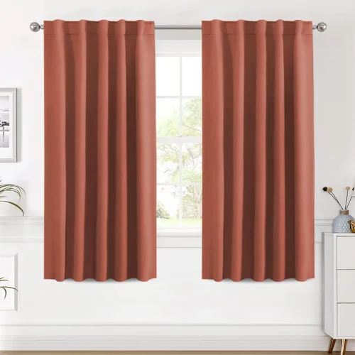 Miniatura 178 de H.VERSAILTEX Cortinas opacas con aislamiento térmico, paneles de tratamiento de ventana, cortinas opacas para oscurecer la habitación, cortinas Gris