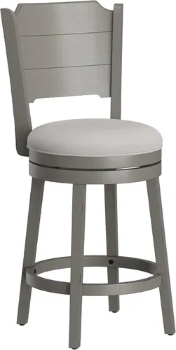 Miniatura 17 de Hillsdale Clarion - Taburete de Altura Giratoria de Madera para Barra, Negro