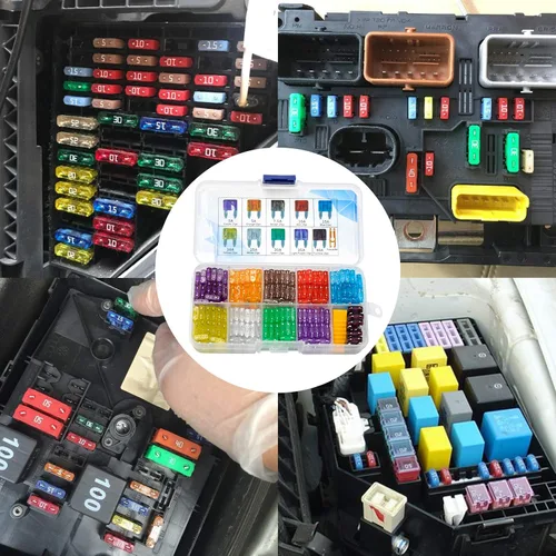 Miniatura 8 de Road Passion 145 piezas Mini Blade Fusible Surtido Auto Motocicleta SUV Fusibles Kit 3A 5A 7.5A 10A 15A 20A 25A 30A 35A 40A