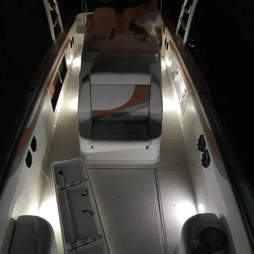 Miniatura 7 de Shangyuan Luces marinas: 6 luces interiores LED impermeables para yate, barco de pesca, kayak y más, 12 V Blanco