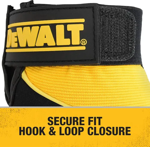 Miniatura 4 de DEWALT DPG201XL - Guante de trabajo de piel sintética de alto rendimiento, talla XL, 1 par, palma acolchada de espuma, resistente a la abrasión