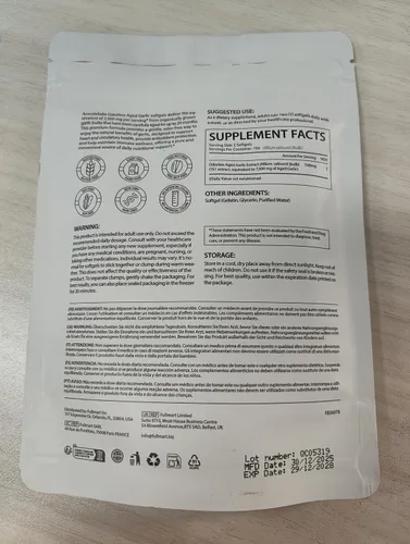 Miniatura 3 de Cápsulas de extracto de ajo envejecido, suplementos de ajo, cápsulas blandas de ajo orgánicas sin olor para apoyo inmunológico, totalmente