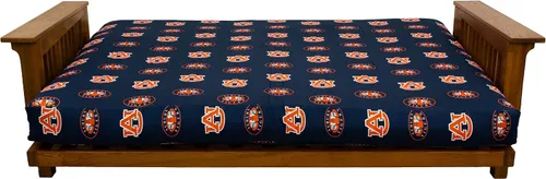 Miniatura 4 de College Covers Everything Comfy Auburn Tigers - Funda para futón, tamaño matrimonial (54 x 76 x 6 pulgadas), se adapta a tapetes de 6 y 8 pulgadas