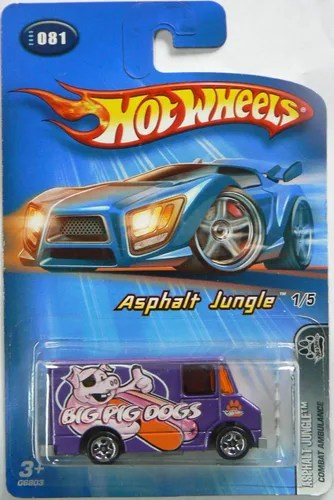 Miniatura 2 de Hot Wheels Asphalt Jungle #081 Ambulancia de combate