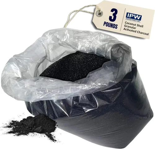 Miniatura 20 de IPW Industries, Inc. - Carbón activado a granel - Carbón activado granular de cáscara de coco (GAC) para filtración de agua y medios de reemplazo
