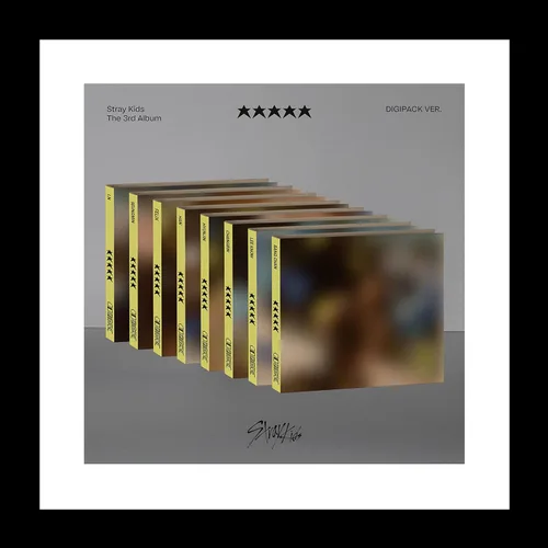 Stray Kids 5-STAR, El 3er Álbum, CD + Libro de Fotos + Mini Póster en el Envase + Tarjeta de Foto (Set de 8 Versiones en Digipack (Bangchan +