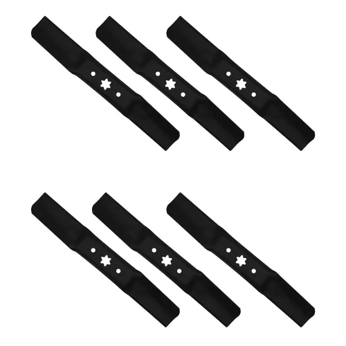 Miniatura 5 de RAParts (6) cuchillas de repuesto para cortacésped de repuesto de 17-1/4 pulgadas MTD para Cub Cadet 742-05052A 942-05052A