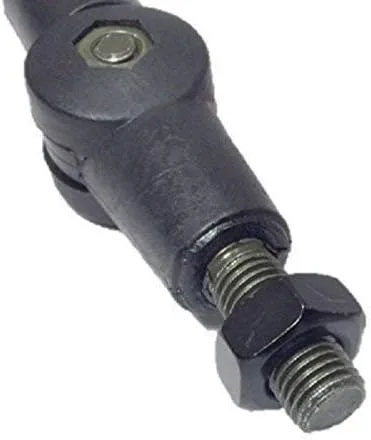 Miniatura 2 de Resistentes espejos retrovisores para motocicletas, 0.394 pulgadas, montaje en sentido agujas del reloj, con pernos roscados de montaje