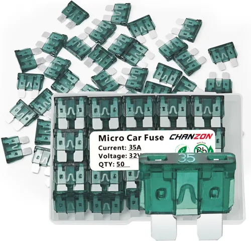 Miniatura 8 de Chanzon Fusible de hoja estándar de 35 A ATC/ATO/APR 35 Amp 32V 10 fusibles automáticos de golpe rápido para automóvil, RV, camión, SUV 75A