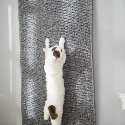 Miniatura 2 de SHENGOCASE Alfombra gruesa para escalar pared de gato de 67 x 23.6 pulgadas, rascador de muebles de pared para gatos, poste rascador, protector
