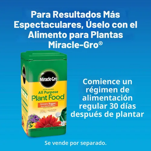 Miniatura 10 de Miracle-Gro Mezcla para macetas con control de humedad, para plantas en contenedor, protege contra el riego excesivo y insuficiente, 8 cuartos