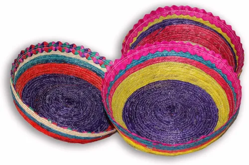 Miniatura 4 de Paquete de 3 calentadores de tortilla de palma mexicana, hechos a mano por artesanos indígenas, tortillero grande de tamaño colosal para tortillas