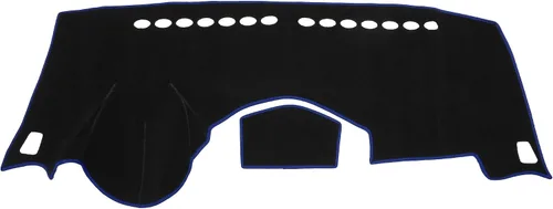 Miniatura 8 de Cubierta de tablero de instrumentos compatible con Chevy Trax 2014-2016, poliéster duradero negro cubierta delantera