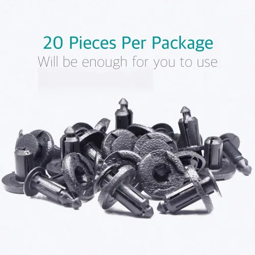 Miniatura 6 de Lantee 20 piezas 11296-AG000 de parachoques y radiador clips de empuje para Nissan Altima Titan Versa Murano y apto para Infiniti FX35 FX37 FX45