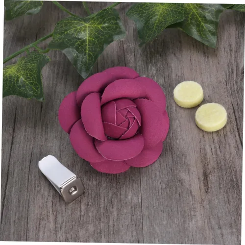 Miniatura 3 de SUPVOX Ambientadores de aire para automóvil: difusor de aromaterapia hecho a mano de camelia, rojo rosa, decoración estética de flores