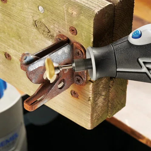 Miniatura 4 de Dremel 536-02 Cepillos de latón (paquete de 2), 1/2" de diámetro
