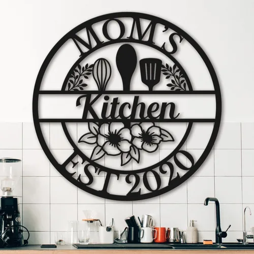 Miniatura 8 de Letreros de metal personalizados con nombre, arte de pared, arte decorativo de hierro, decoración de metal para el hogar y el jardín
