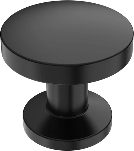 Miniatura 16 de Alzassbg Paquete de 10 pomos de gabinete cromados pulidos, 1.1 pulgadas (1.181 in) de diámetro, accesorios para pomos de gabinete redondos