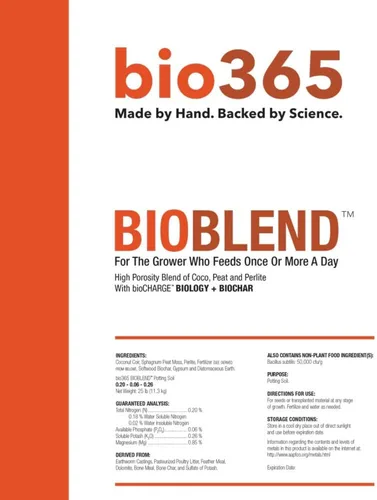 Miniatura 8 de BIOBLEND - Mezcla de tierra para macetas de alta porosidad, bolsa de 1.5 pies cúbicos – Coco, turba musgo y perlita medio de cultivo con biocarbón