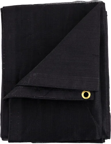 Miniatura 5 de Kotap Lona de malla negra resistente de 8 pies x 10 pies, 6.5 onzas, Artículo: MESH-0810