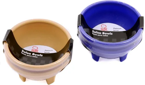 Miniatura 2 de Chef Craft Cuencos clásicos para salsa/goteo, juego de 2 piezas de 12 onzas, el color puede variar