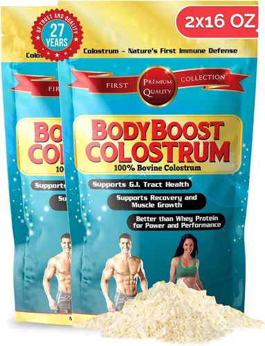 Miniatura 11 de BodyBoost Calostro instantáneo, 100% calostro bovino, suplemento de refuerzo inmunológico con inmunoglobulina y lactoferrina, súper alimento