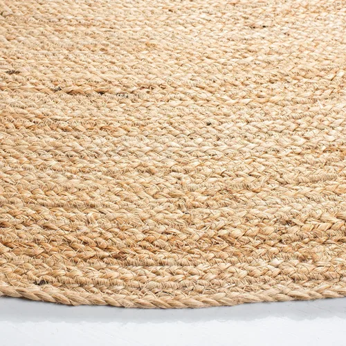 Miniatura 4 de SAFAVIEH Alfombra de área de la colección Natural Fiber – Alfombra redonda de 3 pies, natural, hecha a mano de yute trenzado, ideal para zonas