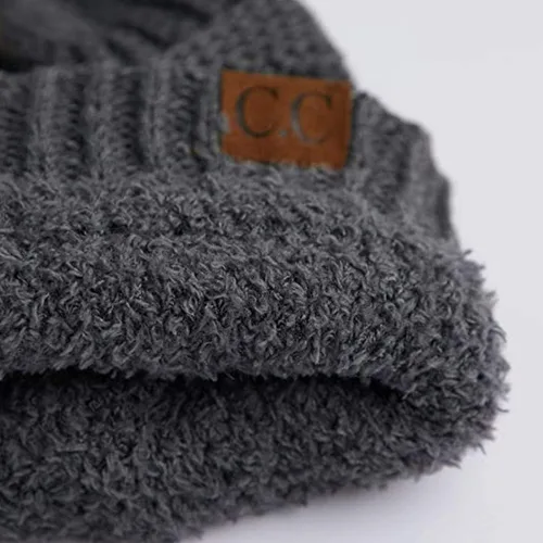 Miniatura 5 de ScarvesMe Conjunto de guantes de punto con forro polar sherpa cálido de invierno para mujer