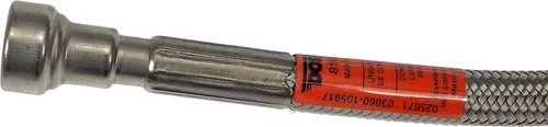 Miniatura 6 de Dorman 819-814 Línea de combustible trenzada de acero inoxidable flexible frontal compatible con modelos seleccionados (OE FIX)
