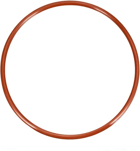 uxcell Junta tórica de silicona, 3.937 in OD, 3.661 in de diámetro interior, 0.138 in de ancho, junta de anillos de sello VMQ, rojo