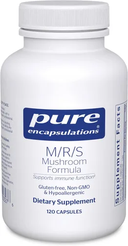 Pure Encapsulations Fórmula de hongos M/R/S | Suplemento hipoalergénico que promueve la salud inmunológica y proporciona apoyo fisiológico de amplio