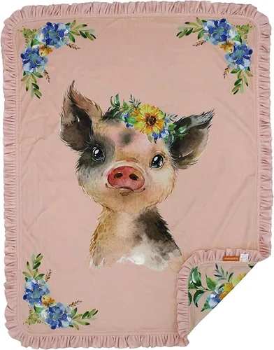 Miniatura 11 de Dear Baby Gear - Mantas reversibles para bebé - Manta suave para recién nacido - Blanco para niños pequeños - Manta para niños y niñas - Mantas