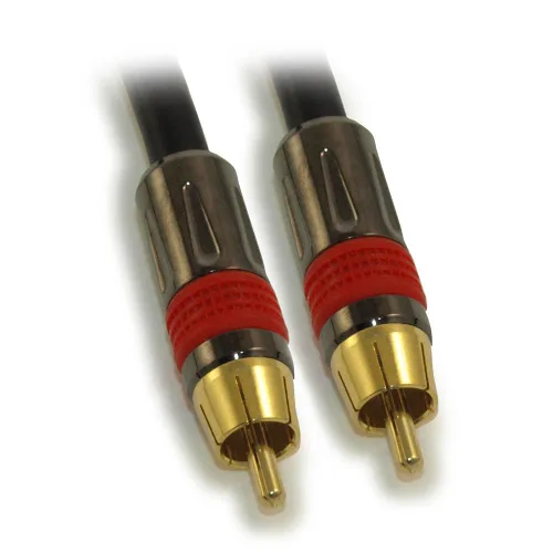 Miniatura 2 de MyCableMart - Cable de audio digital de alta calidad RCA de 50 pies (1 cable) en pared