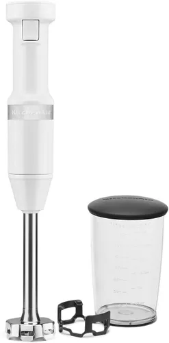 Miniatura 2 de KitchenAid Batidora de mano con cable de velocidad variable KHBV53, color blanco, (paquete de 2)
