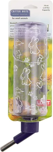 Miniatura 15 de Lixit Botellas de agua resistentes a la intemperie para conejos, hurones, hámsters de cobaya y otros animales pequeños. (16 onzas)