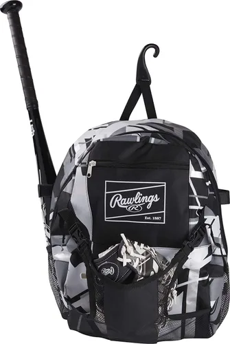 Miniatura 2 de Rawlings Remix Backpack Equipment Bag T-Ball & Youth Softball Multiple Colors Negro
