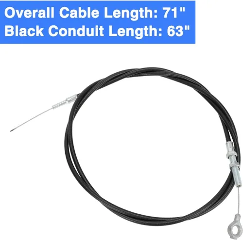 Miniatura 5 de YOXUFA Conjunto de cable del acelerador Go Kart de 71 pulgadas para Predator 212 196cc Motor GX160 GX200 8252-1390 Manco Dingo Yerf Dog ASW Kandi