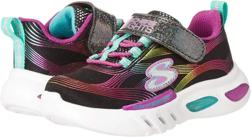 Miniatura 7 de Skechers Tenis unisex Glow-Brites para niños, Arcoiris (Rainbow)