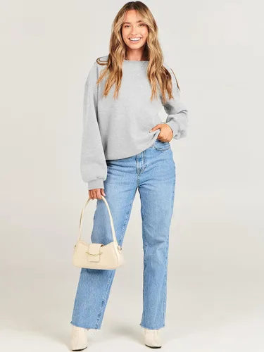 Miniatura 9 de ANRABESS Sudaderas para mujer, cuello redondo, forro polar, sudaderas de gran tamaño, lindas camisas de manga larga, ropa preparada