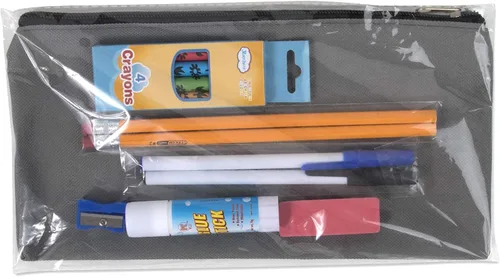 Miniatura 4 de Paquete de 24 estuches a granel, estuche a granel con cremallera para niños, escuela, oficinas 24 estuches en 8