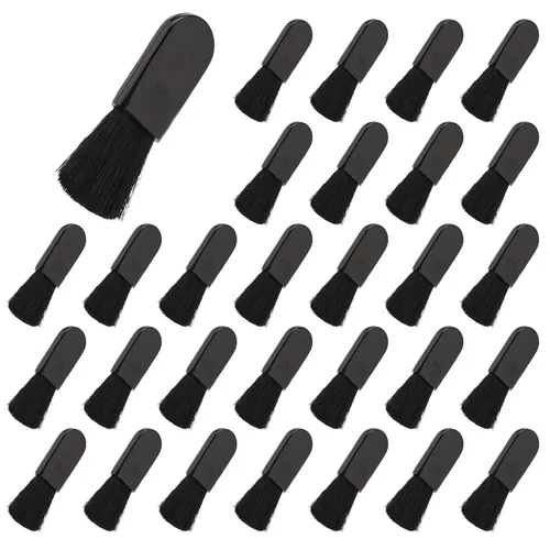 Cepillo cosmético desechable para mujer, 30 piezas de mini cepillo para rubor, pequeño aplicador de maquillaje de viaje, cepillo portátil para polvo