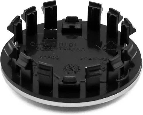 Miniatura 5 de 4 tapacubos de plástico de 2 1/2 pulgadas de 2.520 in plateados y cromados/ Tapacubos de plástico personalizados para 2017-2019 con ruedas de 20