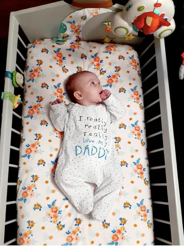 Miniatura 5 de KuKitty Mameluco con estampado de letras para bebés y niñas