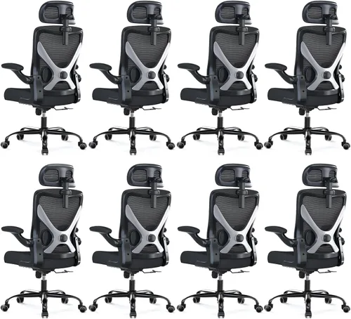 Miniatura 20 de Ergalithic Silla de oficina ergonómica – Silla de escritorio para computadora en forma de X cómoda, silla de juegos, silla de oficina con soporte