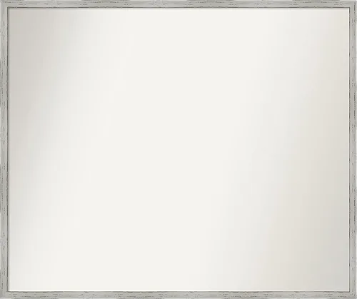 Miniatura 690 de Amanti Art Espejo de baño blanco para sobre el fregadero, 32 x 45 pulgadas, espejo de tocador rectangular blanco esbelto, marco de madera moderno