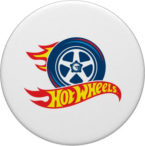 Miniatura 3 de Hot Wheels - PopSockets PopGrip intercambiables con logotipo de neumático flameante