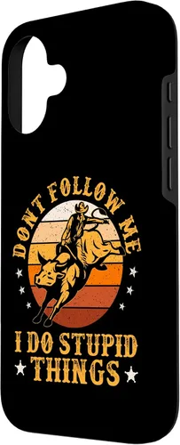Miniatura 77 de Carcasa vintage para iPhone XS Max Don't Follow Me I Do Stupid Things